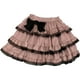 thumbnail image 3 of Conjunto de falda corta con capa de encaje para mujer, color negro - Material de poliéster, tallas S-M, adecuado para fiesta/casual, cintura elástica, 3 of 3