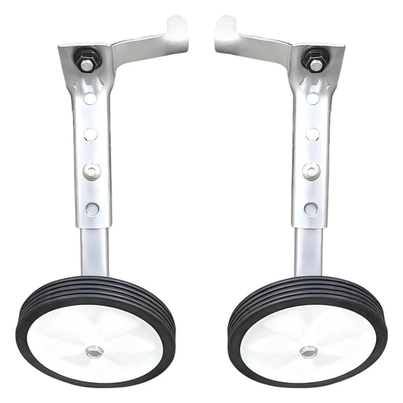 Training Wheels for 16 to 24 inch / 40.6-61 cm Youngsters Bike, Adjustable Training Wheels Compatible with Mountain & Multi-Speed Bikes, Heavy Duty Bicycle Side Wheels with Installation Tools