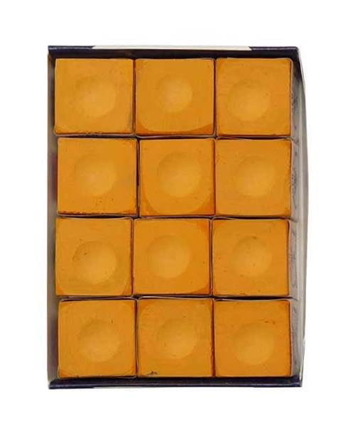 12 Pc Set Sterling Gaming USA Made Silver Cup Pool Table Chalk in Charcoal
