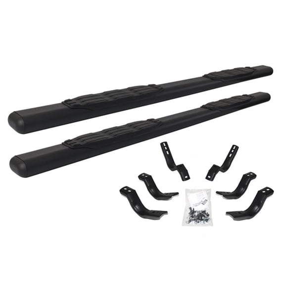 Go Rhino! 10580T 5" Oval Side Steps Boards Only Textured Black For 99-24 Nissan, Ram, Ford, Chevrolet, Toyota, Dodge, GMC