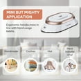 thumbnail image 5 of Newbealer Travel Iron for Clothes,100V-240V Portable Mini Ironing Machine with Non-Stick Soleplate,0.8lb Ultra-Lightweight,302°F Small Iron for Sewing,Quilting and Handcraft, 5 of 10