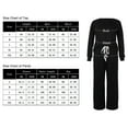 Womens Plus Size Pj Set 2 Piece Long Sleeve Pajamas Tops with Long