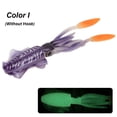thumbnail image 1 of 20g/60g 150mm Hot Portable Artificial Glow Fishing Tackle Squid Skirt Lure long tail Saltwater Octopus Bait hook COLOR I - WITHOUT HOOK, 1 of 8