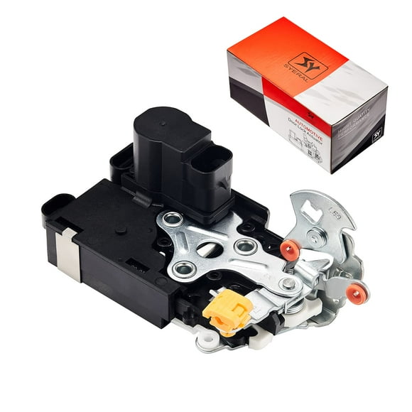 SYERAL Door Lock Actuator Front Left Driver Side Latch Lock 931-318 15068499 Power Door Latch Compatible for Escalade Chevy Cadillac Silverado Avalanche Suburban Tahoe Sierra Yukon