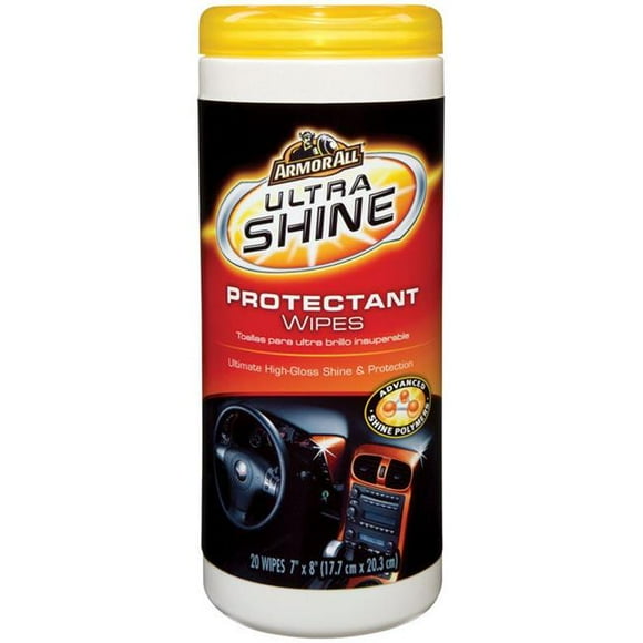 Armor All 8200701 Rubber & Plastic Protectant, Assorted - 20 Wipes