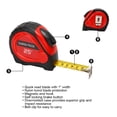 thumbnail image 2 of Swiss Tech 25FT/7.5M Tape Measure,Self Locking, 2 of 6