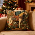 thumbnail image 4 of Hometravel Animals Series Horse Theme, Vintage Style Home Decor Pillow Cover, Equestrian Pattern Car Accessory and Office Nap Pillow, 4 of 6