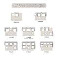 thumbnail image 6 of Convertible Sofa Bed For Living Room And Bedroom, Chenille Fabric Floor Sofa With Fixed Shape Frame, No Assembly Required Modular Sectional Design, 6 of 9