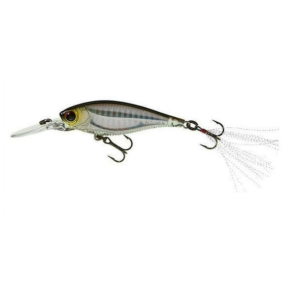 Yo-Zuri 3DB Shad Suspending 2 3/4 inch Medium Diving Crankbait Prism Silver Black