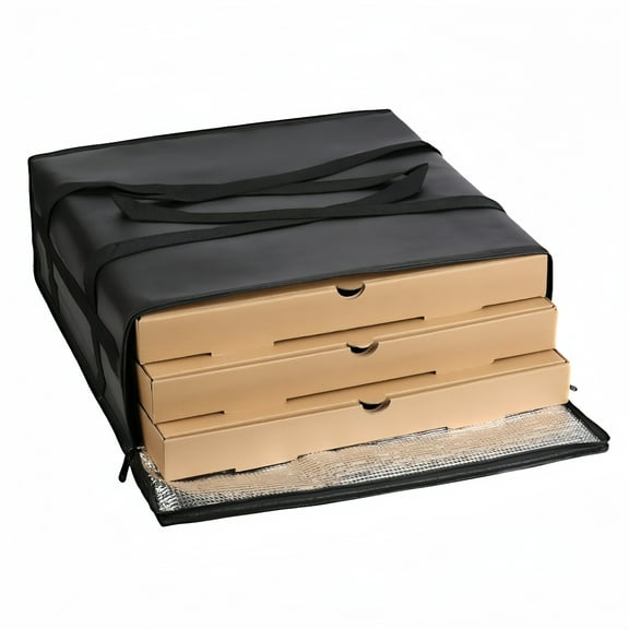 DEKEones Pizza Carrier Insulated Bags Large for Deliveries, Insulated Pizza Carrier Delivery Bag 20x20 Food Bag for Personal and Professional Use