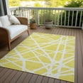 thumbnail image 6 of Addison Rugs Chantille Indoor/Outdoor Transitional Geometric Yellow Washable Rectangle Rug, 10' x 14', 6 of 6