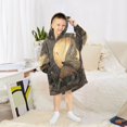 thumbnail image 6 of BZSMCE Wearable Blanket Hoodie Fashion Goldlight Butterfly Home Wear, 6 of 7