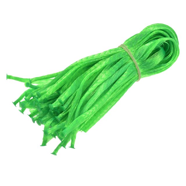 Unique Bargains Filets de Pastèque 13,78 Pouces Hamacs de Melon Suspendus Sac de Filet de Fruits Réutilisables pour Jardin Vert 50 Pack