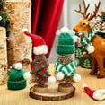 thumbnail image 5 of Dalrosia Mini Knit Santa Hat Mini Christmas Scarf Set Mini Scarf for Crafts Mini Christmas Decorations Christmas Tree Ornaments for DIY Craft Art Snowman Doll, 5 of 6