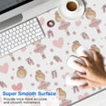 thumbnail image 2 of Long Mouse Pads for Desk,Ballet Princess Heart Pattern Desk Mats on Top Of Desks, Desk Mouse Pad Extra Large with 3mm Non-Slip Base and Stitched Edge for Gaming,Office,Work,Home 47.3"x23.6", 2 of 6