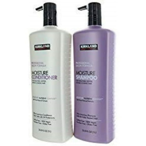 Kirkland Signature Salon Formula Moisturizing Adult Shampoo & Conditioner Value Set, 2 Piece (2 Pack)