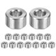 thumbnail image 1 of Uxcell 15PCS M5 Espaciadores de Acero Inoxidable 304 5mm ID x 10mm OD x 6mm L Espaciador Metálico Redondo para Tornillos, 1 of 6