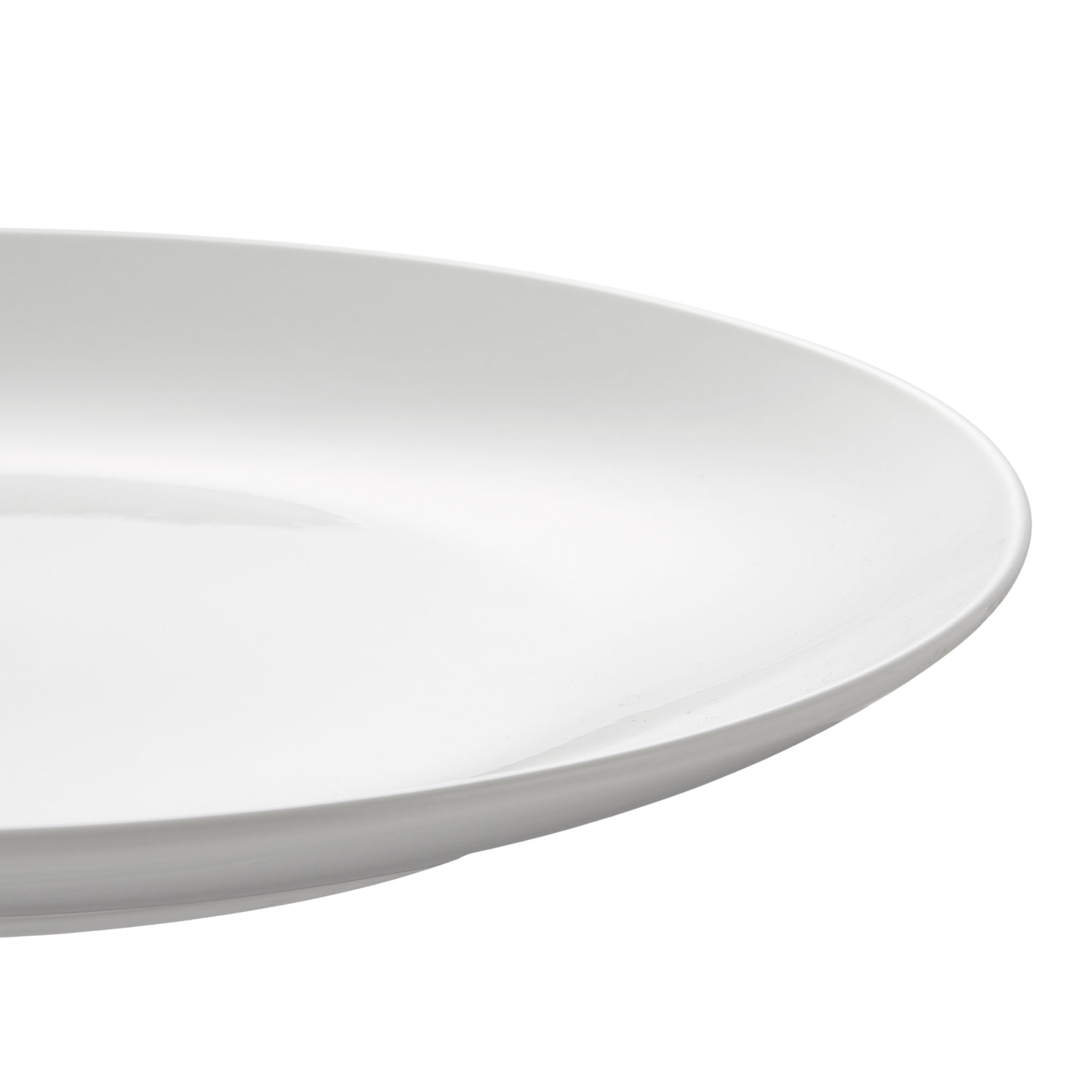 Mainstays Glazed White 12-Piece Stoneware Dinnerware Set photo 5