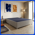 thumbnail image 1 of LASE Muebles Base para Cama Box Matrimonial Resistente para Colchón Tapiz Lino Oxford, 1 of 7