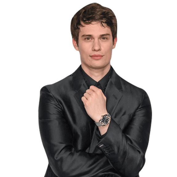 Nicholas Galitzine (All Black) Half Body Buddy Cutout