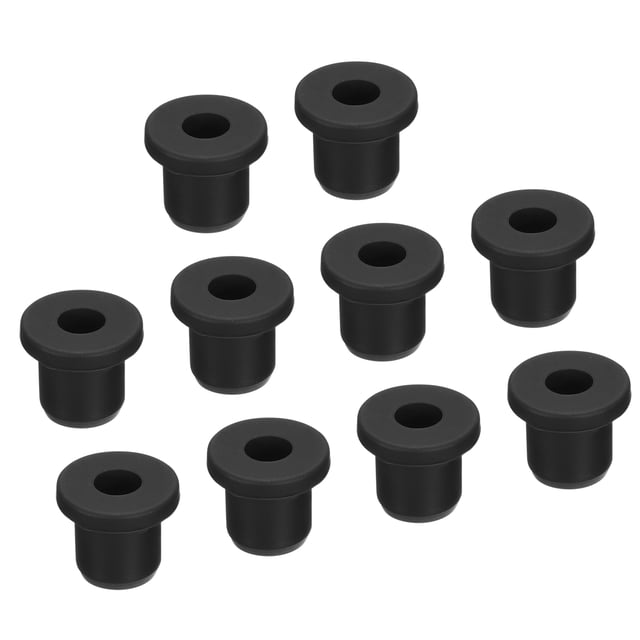 Unique Bargains Rubber Grommet Mount Dia 23/64' (9mm) Round T Type for Wire Protection 10 Pack