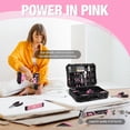 thumbnail image 2 of Juego de destornilladores inalámbricos y herramientas para el hogar WORKPRO 20V, color rosa, 2 of 5
