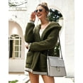 thumbnail image 4 of Women's Oversize Fleece Plush Jacket Long Sleeve Cardigan Outwear Teddy Jacket, 4 of 4