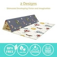 thumbnail image 2 of JumpOff Jo Large Foldable Kids Foam Play Mat, Padded Baby Floor Mat, 70 x 59 in - Take Flight, 2 of 9