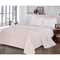 thumbnail image 3 of Ruvanti 100% Cotton Sheets Twin Xl Size Bed Sheet Set–16 inches Deep Pockets Perfect Fitting-Crisp & Cool Percale sheets-Smooth & Comfortable-4 Piece Bedding and Pillowcase set,Twin Spring, 3 of 7