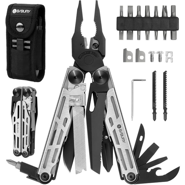Alicates multiherramientas BIBURY Pro BI2045 con herramientas reemplazables