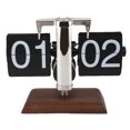 thumbnail image 2 of Auto Pager Turning Clock, 24 Hours Single Foot Mechanical Auto Flip Desk Clock for Home Living Room Decoration, 2 of 7