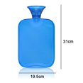 thumbnail image 2 of Termo de alta calidad con tapa, botella de agua caliente transparente con funda tejida, 2 of 5