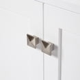 thumbnail image 5 of Ariel Cambridge 37 In. Right Offset Oval Single Sink Vanity With Carrara White Marble 0.75 In Countertop In White, 5 of 10