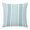 Blue, Aqua, variant on Throw Pillow Covers, Purple Stripe 24x24 Pillow Covers for Couch/Sofa/Bed, Boho Striped Modern Minimalist Geometric Lines Decorative Square Linen Cushion Pillowcase for Home Decor