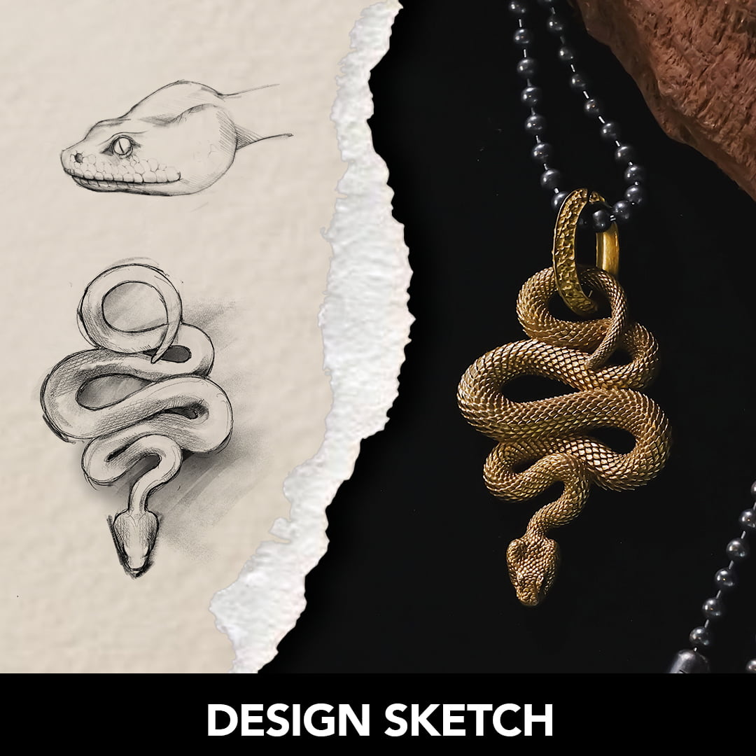 Unique Scorpion Tail Fidget Necklace | Silver Jewelry – COPPERTIST.WU