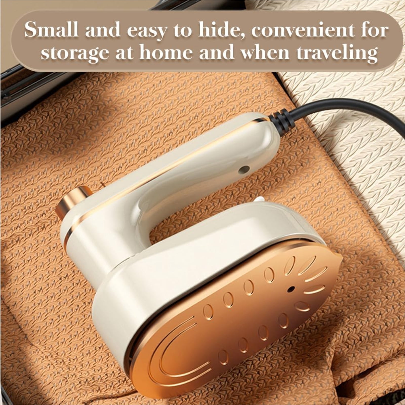 Steam Iron for Clothes, Fast Heat, Travel-Friendly, Lightweight Design, Steam & Dry Ironing