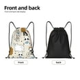 thumbnail image 5 of Bingfone Hand Drawn Animals Drawstrings Backpacks Bags For Men Women Gym Drawstrings Bag, 5 of 9