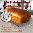 thumbnail image 3 of Premium Toaster Oven Pan Nonstick Set of / Sheet Pan for Baking Small Cookie Sheet Tray Durable Small Baking Trays for Oven Aluminum Baking Sheet Toaster Oven Tray x in, 3 of 8