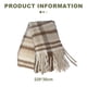 thumbnail image 2 of Bufanda para hombres y mujeres Bufanda de cuello Bufanda de invierno a cuadros Sensación de cachemira suave unisex para hombres y mujeres Bufanda de otoño invierno Suave Clásico Cálido, 2 of 5