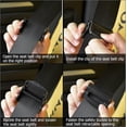 thumbnail image 5 of 2-Pack Silver Car Seatbelt Buckle Guard, Child Seat Belt Lock Seatbelt Buckle Cover Seat Belt Lock Cover Black Seat Belt Lock, Buckle Guard for Kids/Special Needs, Fit Most Car, 5 of 8