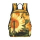 thumbnail image 1 of Disketp Golden Sunflower In Field Mochila Ligera e Impermeable, Mochila de Día Resistente para Viajes, Senderismo y Uso Diario para Hombre y Mujer, 1 of 7