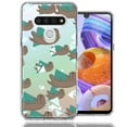 thumbnail image 1 of MUNDAZE For LG Stylo 6 Cute Otter Design Double Layer Phone Case Cover, 1 of 3