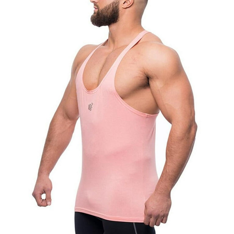 Rbaofujie Mens Tank Tops Men'S Summer Leisure Pullover Sleeveless T-Shirt  Top Workout Clothes Birthday Gifts for Men 