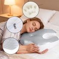 thumbnail image 3 of WIFKLSIIPG Orthopedic Support for Neck and Improved Spinal Alignment Ergonomic Design for Side Back Stomach Sleepers Promotes Restful Sleep, 3 of 3