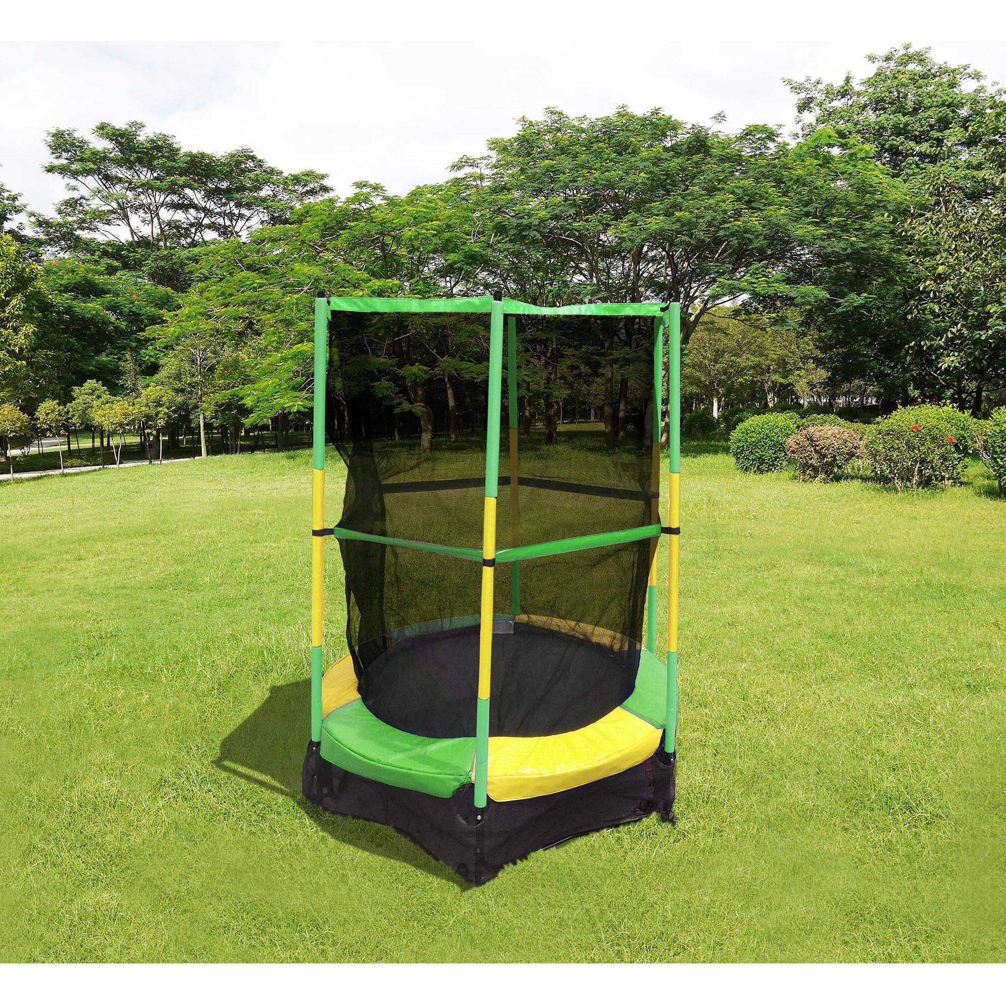Bounce Pro 55-Inch My First Trampoline, with Safety Enclosure, Green - image 2 of 4