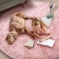 thumbnail image 3 of Super Soft Plush Round Rug Mat Fluffy White Carpets For Living Room Home Decor Bedroom Kid Room Decoration Salon Thick Pile Rug, 3 of 9
