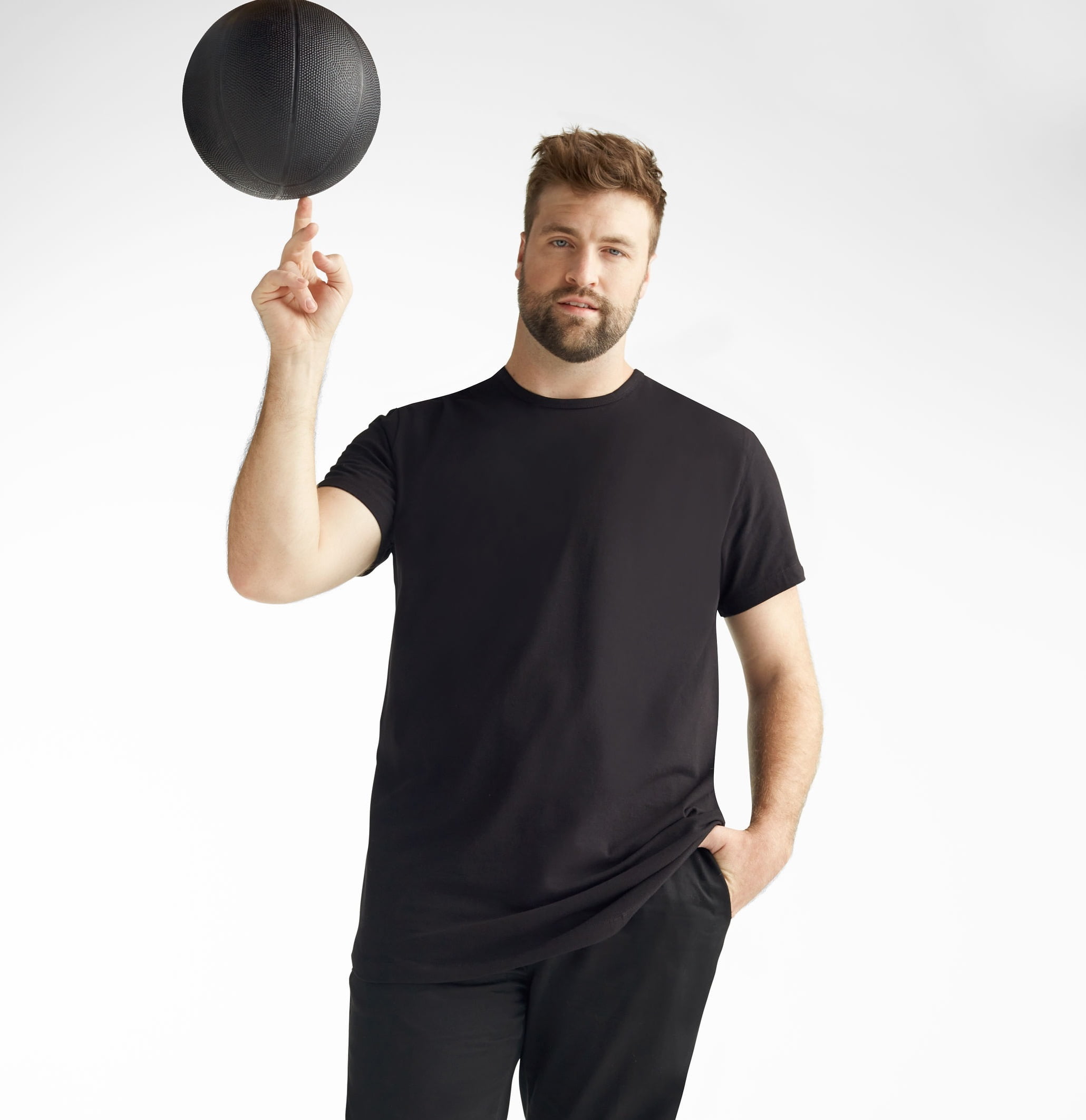 Strongside Apparel Men's Big and Tall T-Shirt – Longer Length Stretch Tee