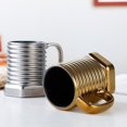 thumbnail image 4 of Tazas de café de cerámica, taza de regalo de porcelana, taza para beber leche, agua, desayuno, para el hogar, la oficina, taza de Navidad para hombres y mujeres, forma de tornillo, 4 of 5