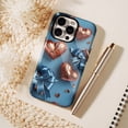 thumbnail image 6 of Valentine's Day Heart Luxury Metallic iPhone Case Compatible with iPhone 11/12/13/14/15/16 (Pro Max/Plus) for Lovers, 6 of 9