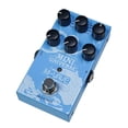 thumbnail image 4 of Guitar Effect Pedal – Mini Analog with Digital Delay & 9 Reverbs – True Bypass, Pure Analog – Metal Shell – Electric Guitar Tool – Sky Blue, 4 of 8